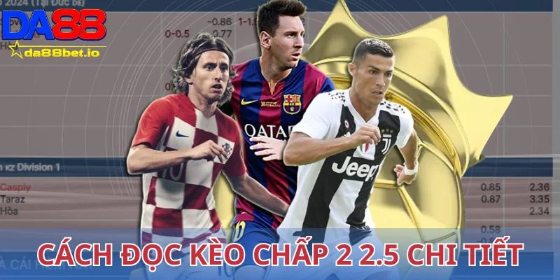 Kèo Chấp 2 2.5 Trái Cùng Thông Tin Giúp Bạn Chơi Bất Bại 1 Cách đọc kèo chấp 2 2.5 chi tiết