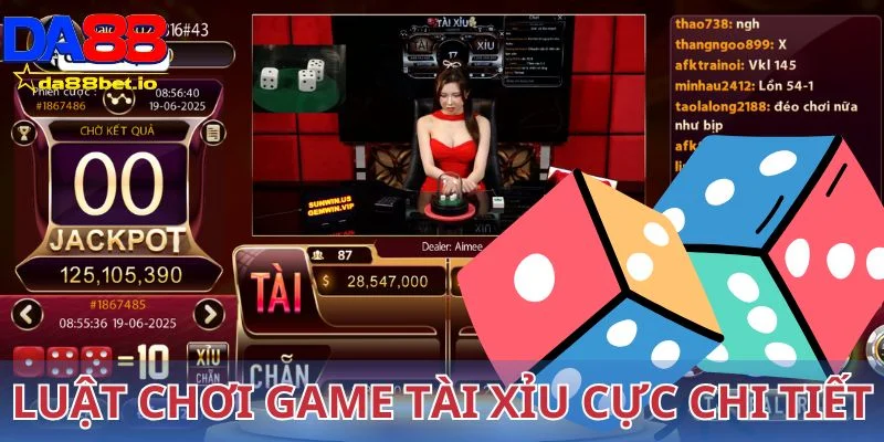 Hướng dẫn luật chơi game tài xỉu cực chi tiết