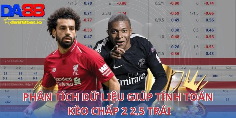 Kèo Chấp 2 2.5 Trái Cùng Thông Tin Giúp Bạn Chơi Bất Bại 4 Phân tích dữ liệu giúp tính toán kèo chấp 2 2.5 trái chính xác hơn