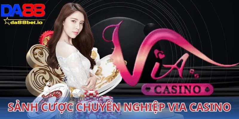 Sảnh cược chuyên nghiệp Via casino cực ăn khách