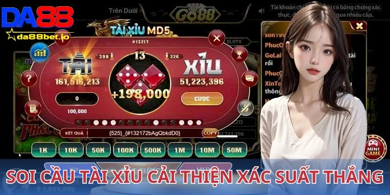 Soi cầu tài xỉu sẽ giúp bạn cải thiện xác suất thắng cược